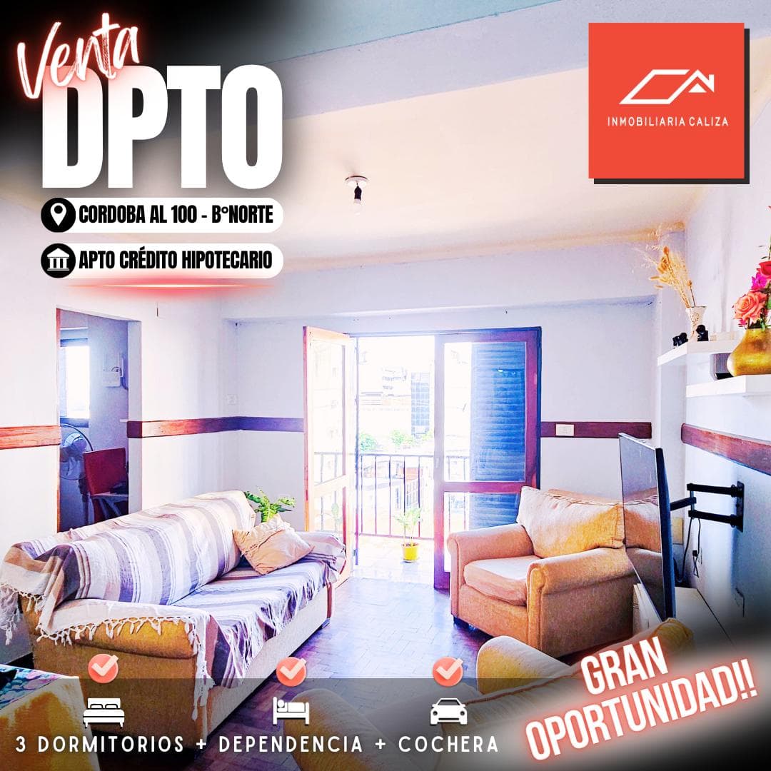 3-BEDROOM APARTMENT FOR SALE WITH MAID'S QUARTERS AND GARAGE — BARRIO NORTE — CORDOBA STREET, BLOCK 100