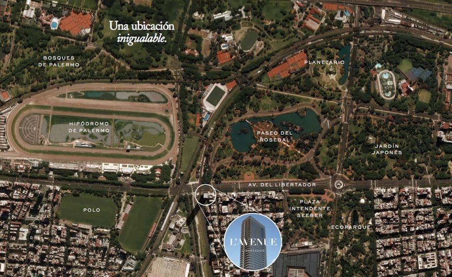 3-ROOM APARTMENT FOR SALE WITH A VIEW OF POLO PALERMO