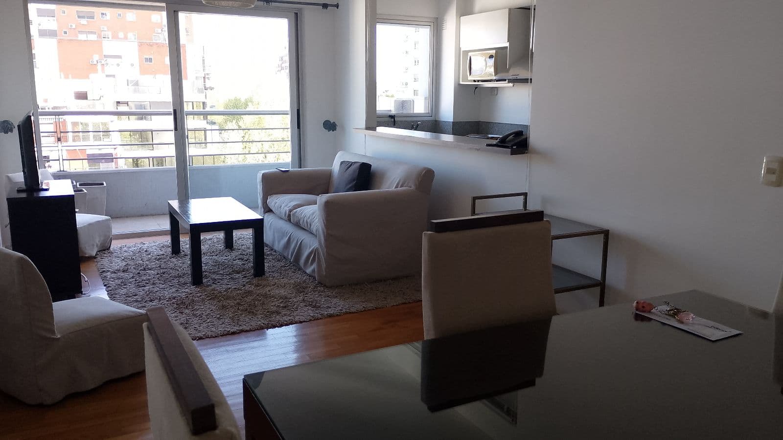 Alquiler departamento 2 ambientes amoblado en Torre Oro Costantini, Palermo Nuevo