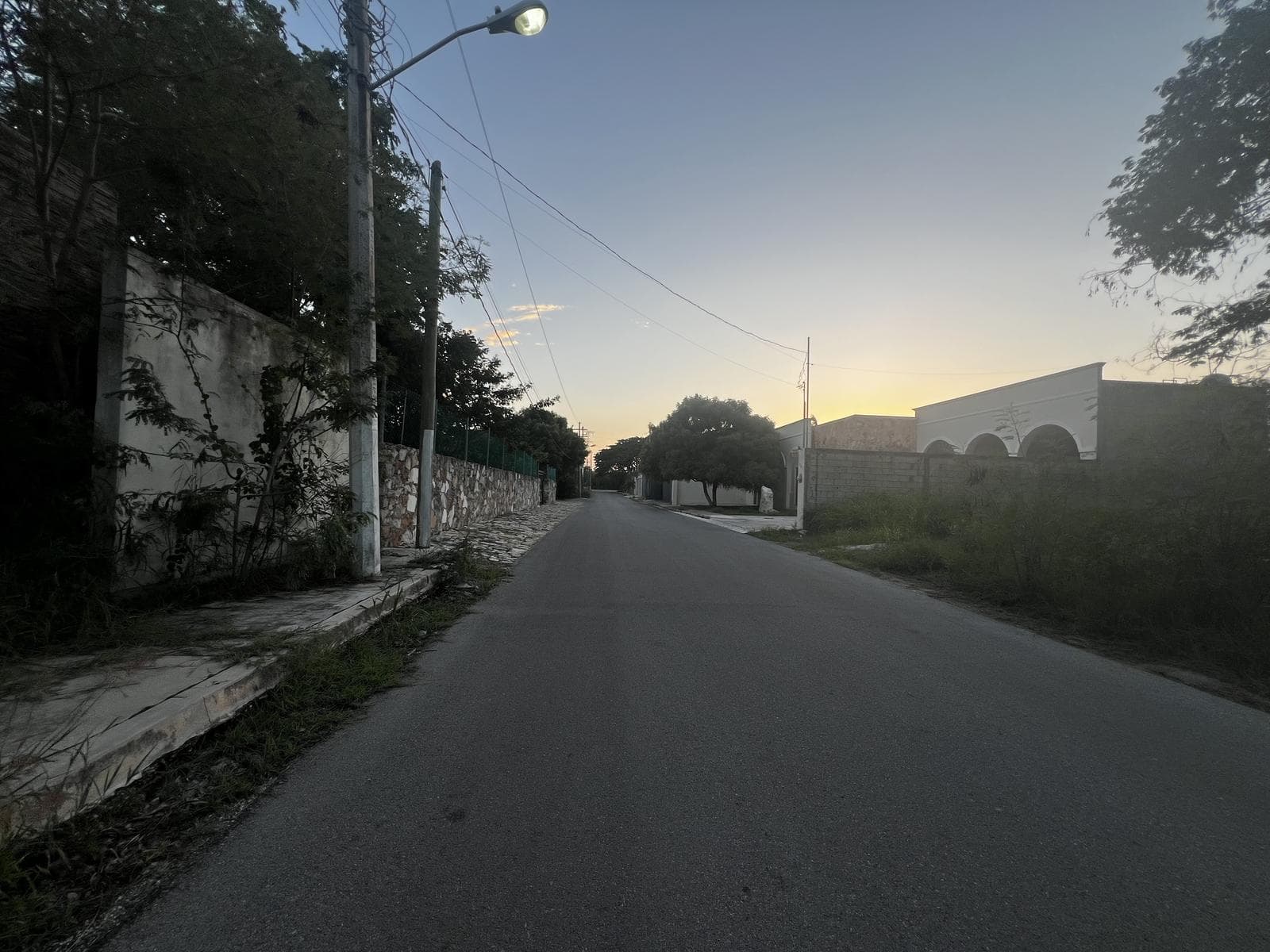 Land for sale in Mérida in a residential gated community with a 30-meter frontage—La Alborada