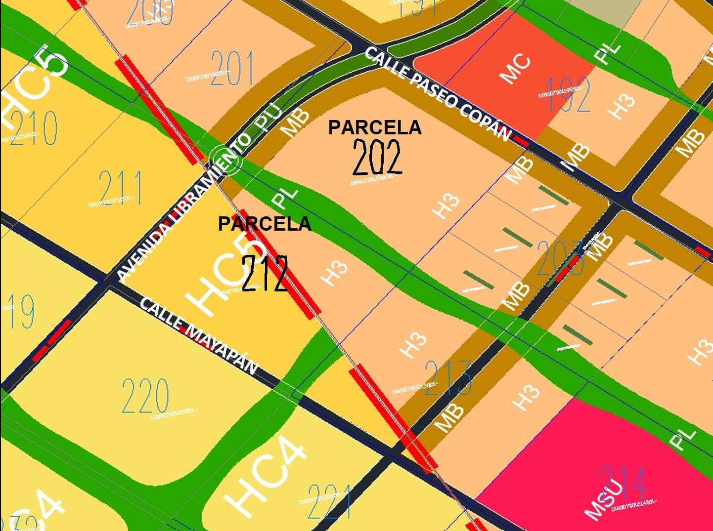30-hectare Lot for Sale, H3 and HC5 Zoning, in Playa del Carmen, Quintana Roo, Mexico.
