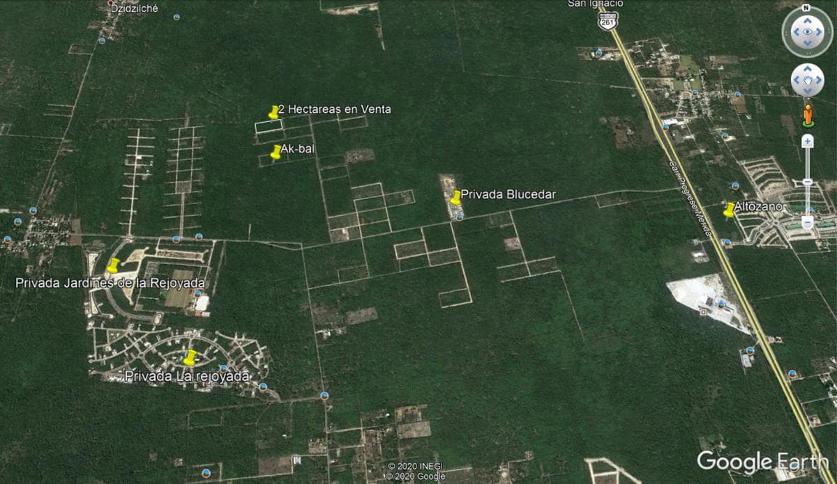 Land for Sale in Mérida, 2 Hac—Excellent Short-Term Investment—Mérida-Progreso Highway
