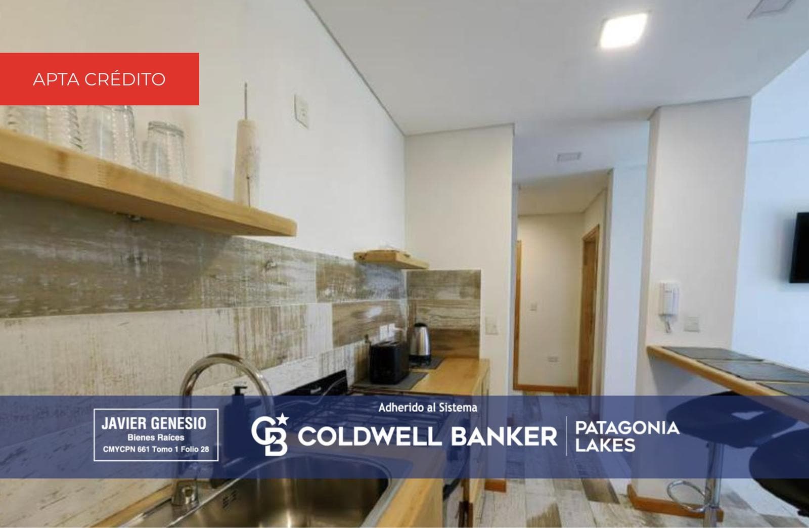 FOR SALE: 2-room apartment, approved for tourist use, with garage and barbecue area, Villa la Angostura