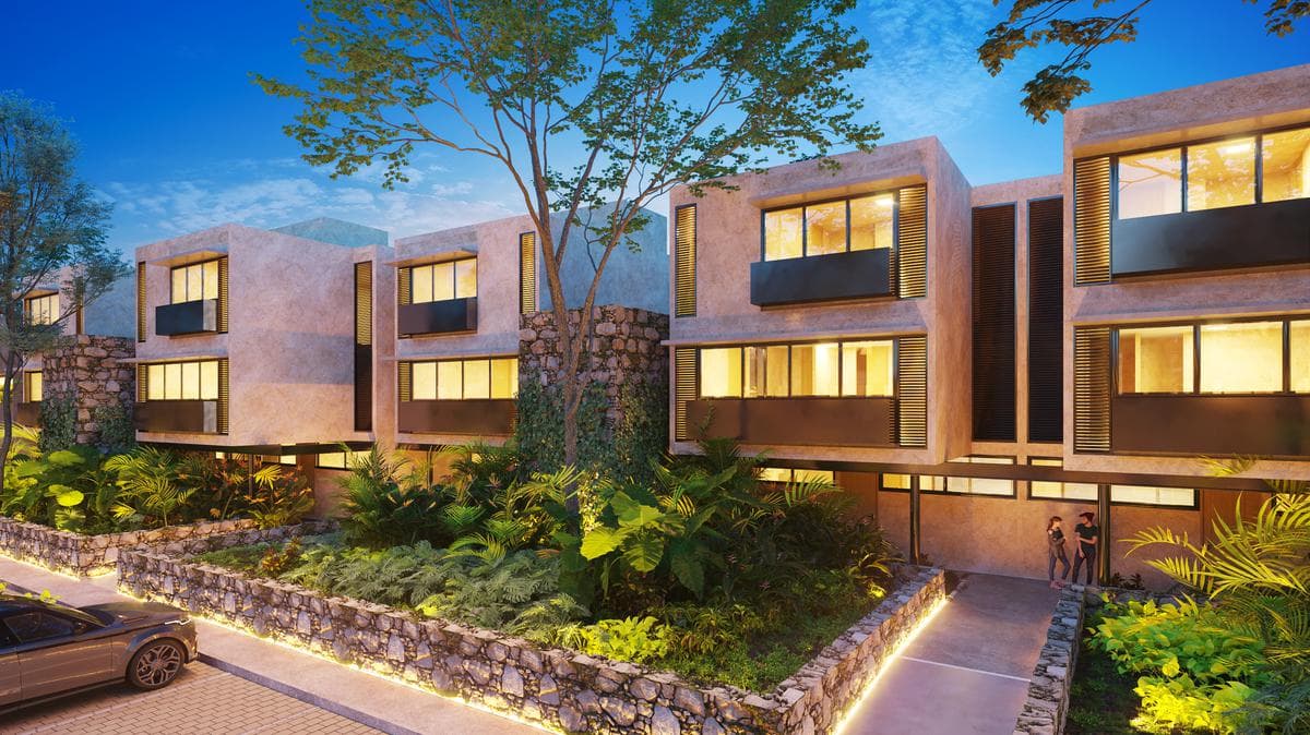 Two-story apartment in Xcanatún with 3 bedrooms and a maid's room near the Country Club, Mérida, Yucatán.