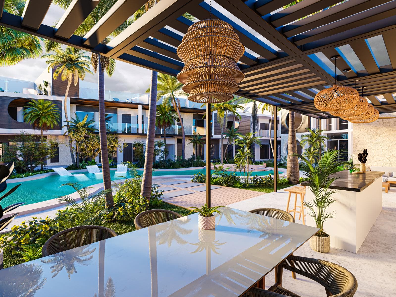House for Sale in Cozumel | Available Now | 2 Bedrooms | 2 Stories | Rooftop Garden | Lu'um