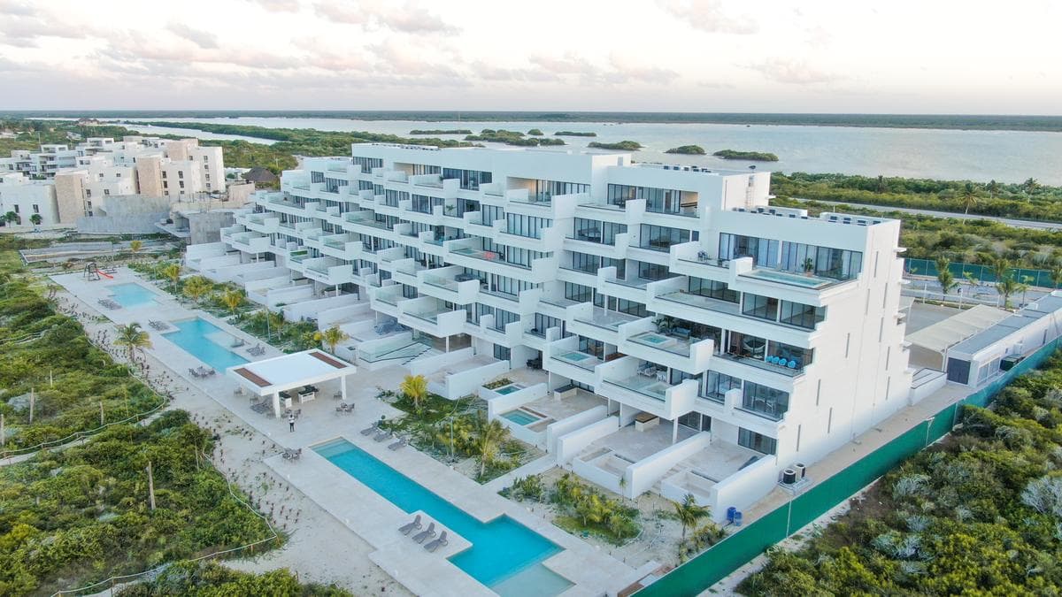 Apartment on the beach in Mérida, Telchac