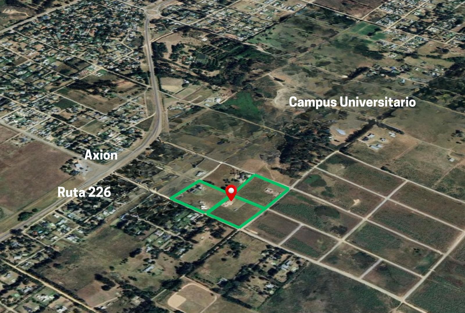 Land for Sale in the El Paraiso Neighborhood of Tandil, Near Axion and the Los Cardos Rugby Club.