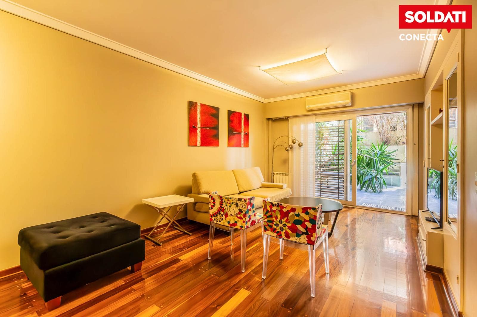 4-Room Apartment with Patio and Grill for Sale