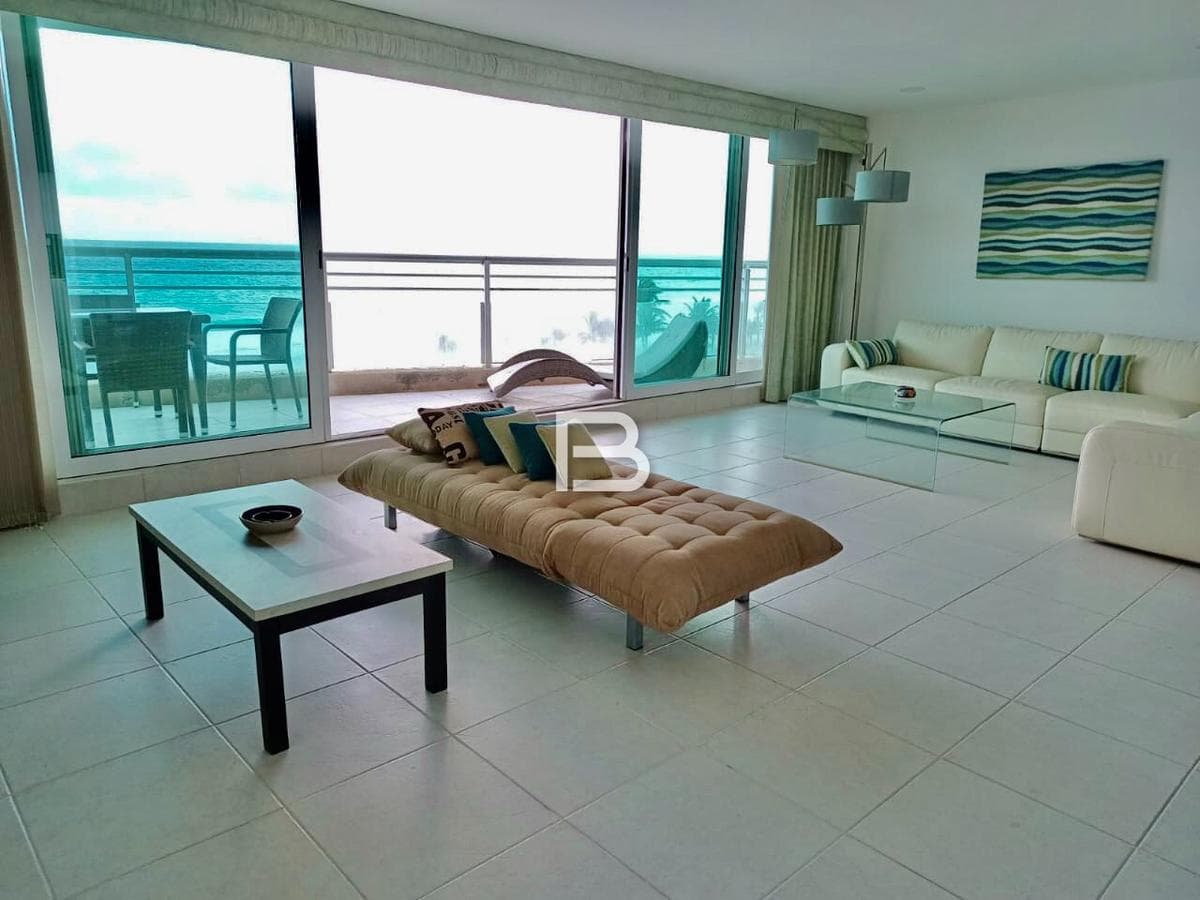 Furnished Apartment for Rent in Cancun's Hotel Zone, Oceanfront