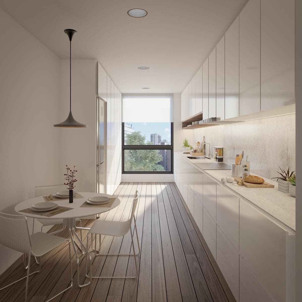 4-room apartment for sale with private barbecue in Palermo