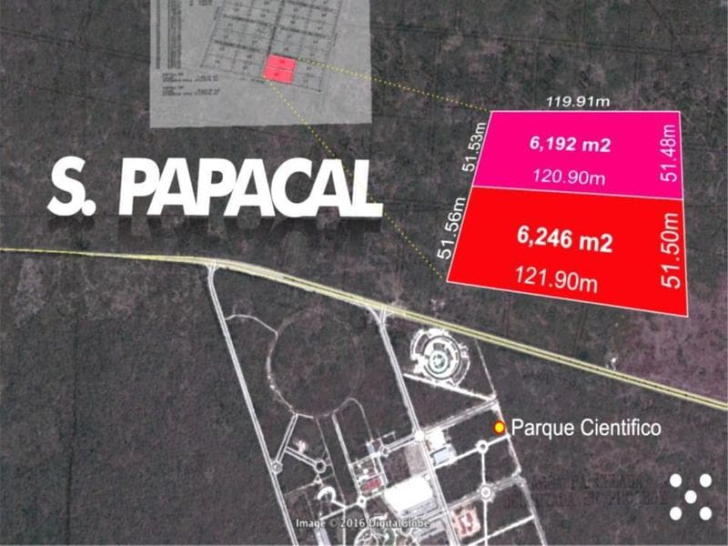 Lots in Sierra Papacal, 550 meters from the Science Park