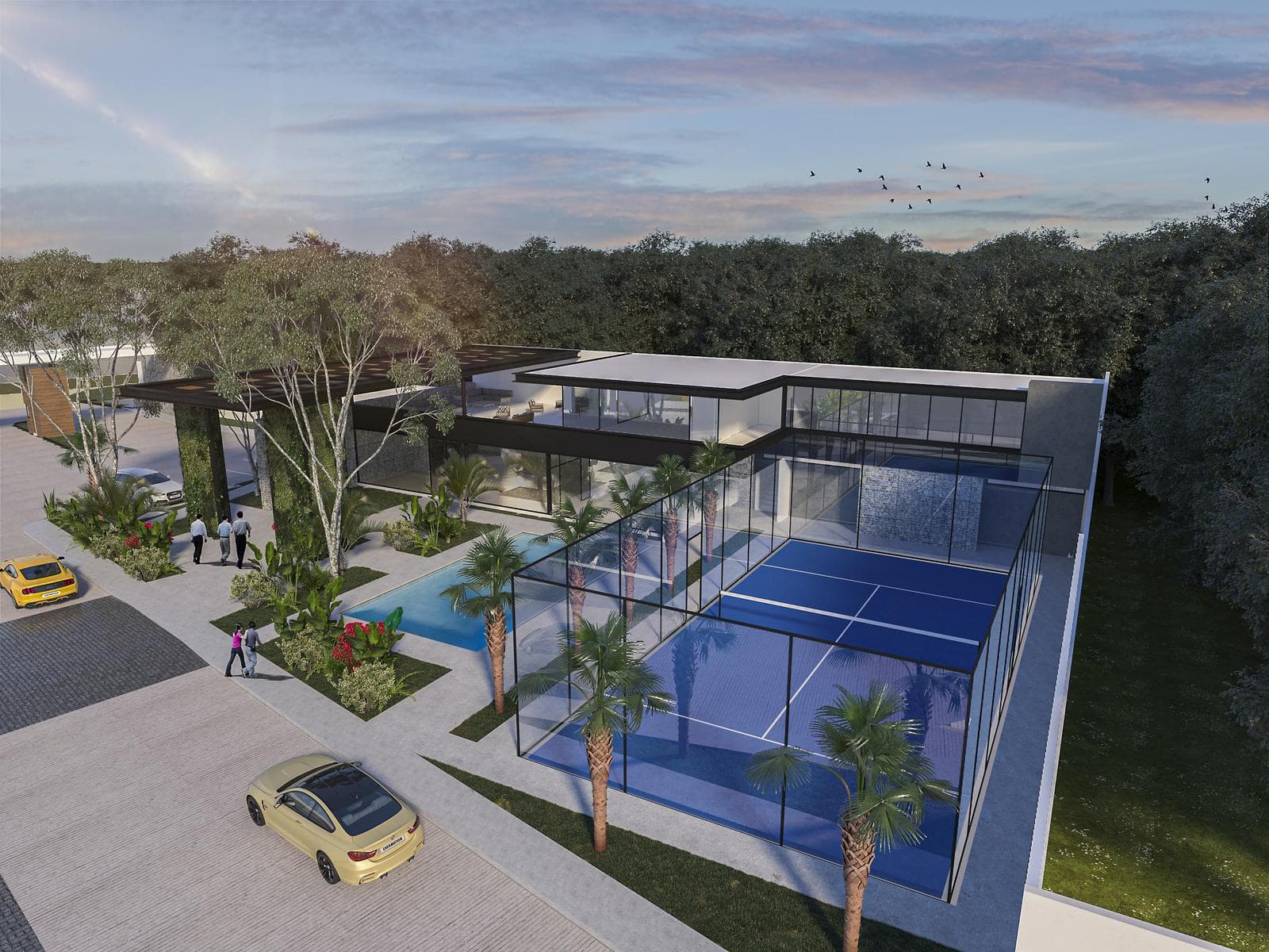 Smart Townhouse with Solar Panels and a Home Automation System