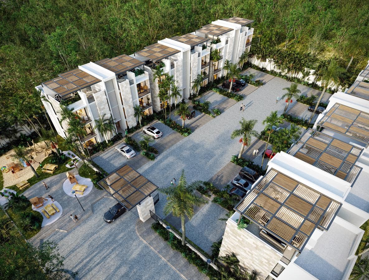 Modern 3-Bedroom Apartments for Sale in Playa del Carmen P3950