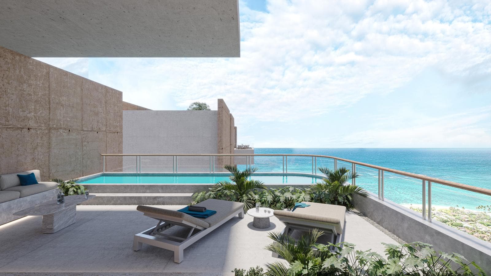 4-Bedroom, 4-Bathroom Oceanfront Penthouse for Sale in Puerto Morelos