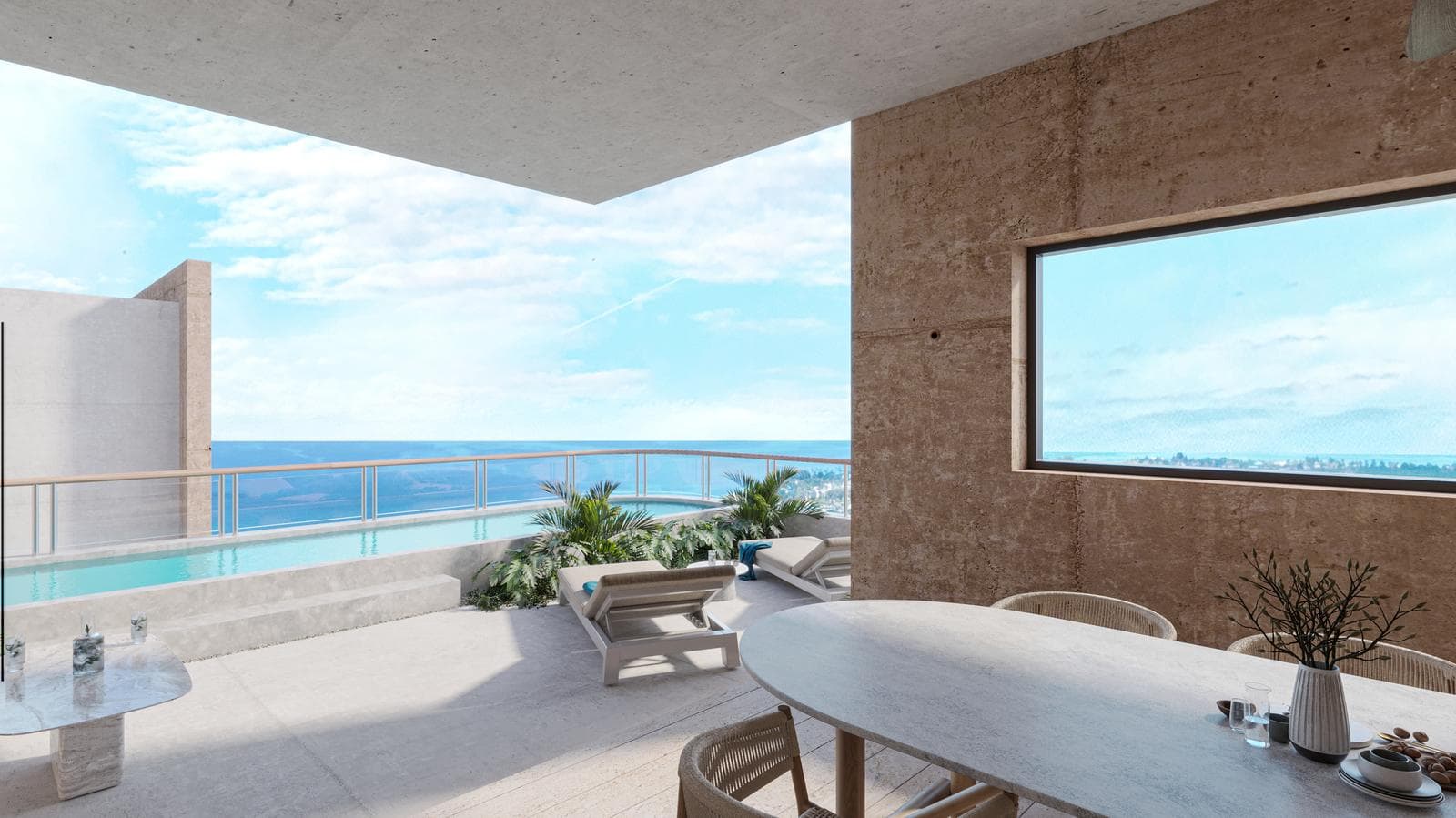 4-Bedroom, 4-Bathroom Oceanfront Penthouse for Sale in Puerto Morelos