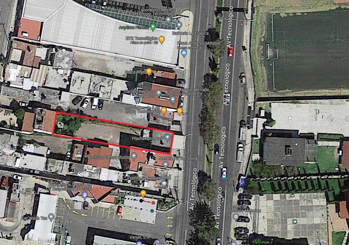 LAND FOR SALE ON AV. TECNOLÓGICO, ACROSS FROM THE COURTHOUSE