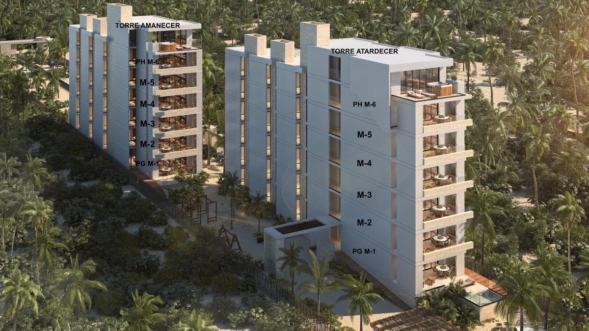 Apartment for Sale on the Beach in San Bruno, Mérida, Yucatán