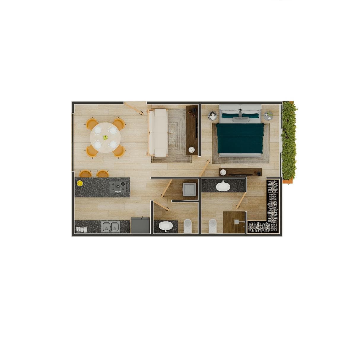 Apartment for Sale in Temozon Norte