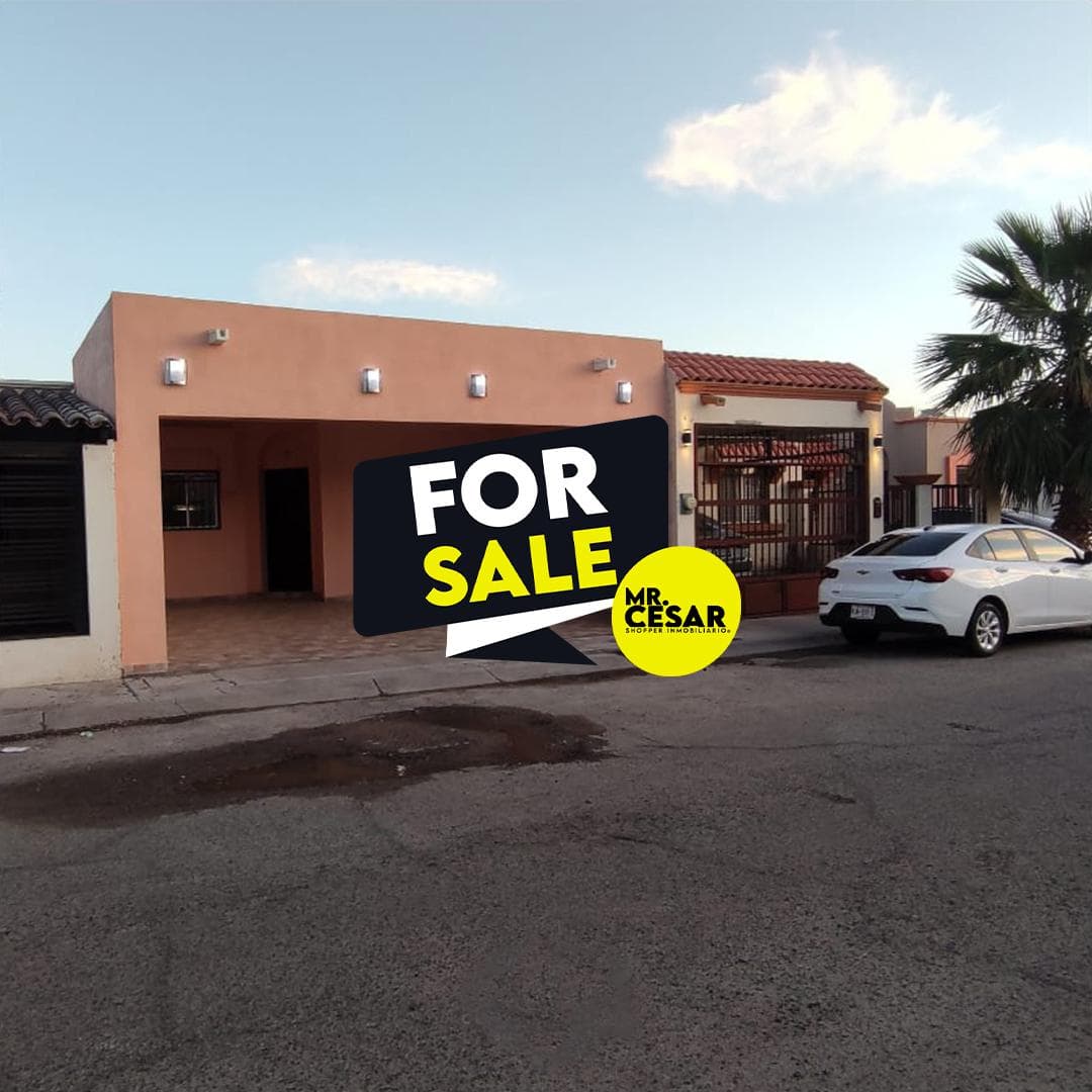 Single-story house in Villas del Mediterráneo, Hermosillo, Sonora