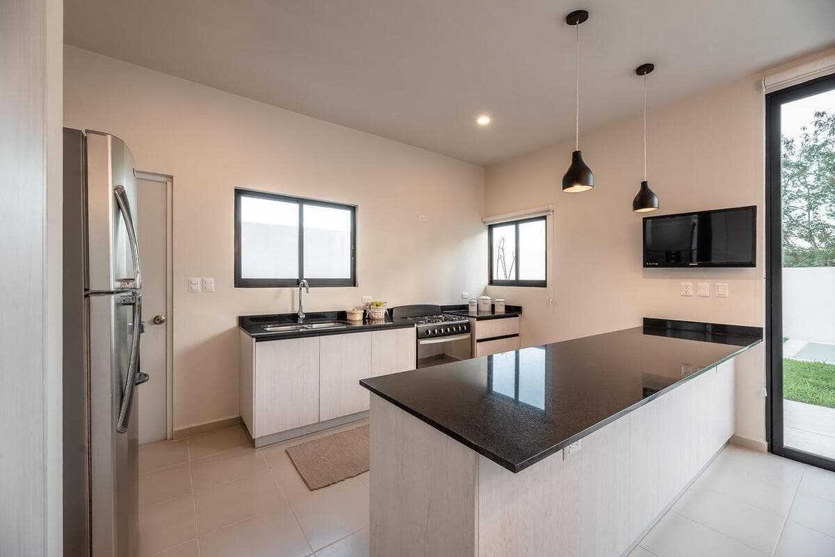 House on a PRIVATE lot with a bedroom on the ground floor in Dzitya, Mérida