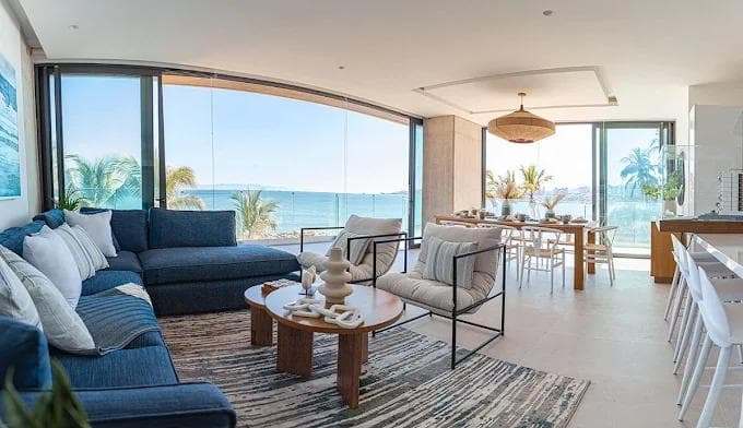 2-Bedroom Apartments for Sale in Bucerías, Ocean View in Riviera Nayarit, Arama Bay A203