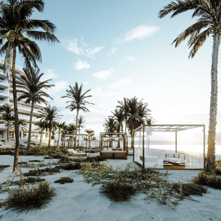 Apartment for sale ON THE BEACH, DIRECTLY ON THE OCEAN, in Mérida, Yucatán, San Bruno, Progreso.