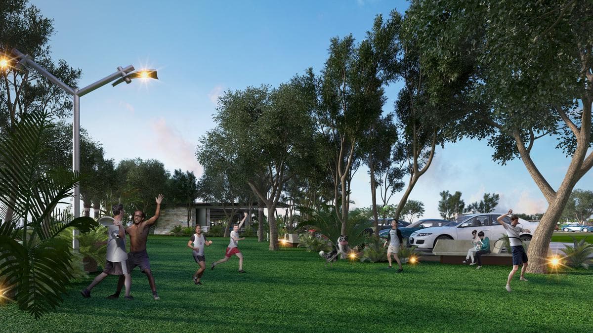 Residential lots on Privada Entre Parques. Chicxulub Highway