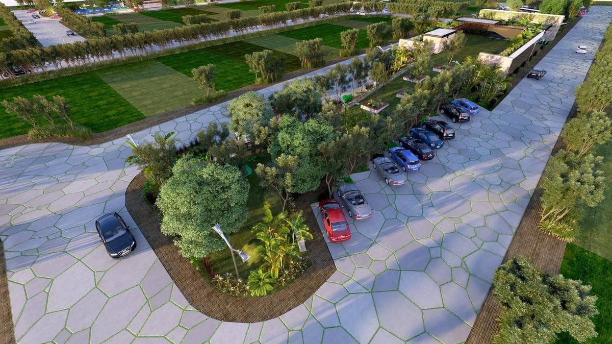 Residential lots on Privada Entre Parques. Chicxulub Highway