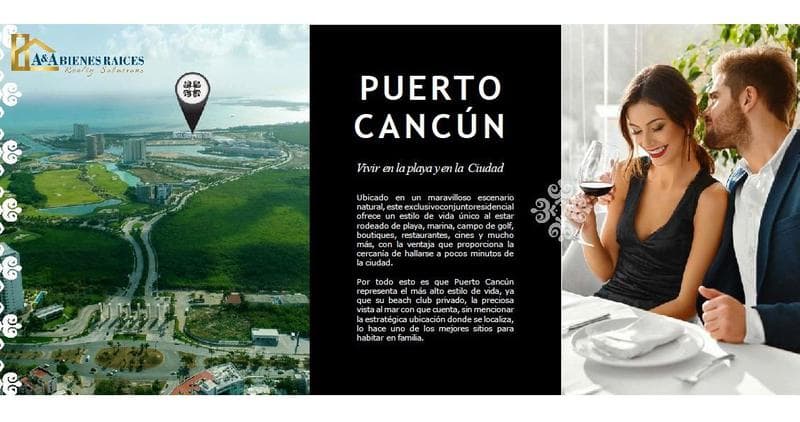 3-Bedroom Apartment for Sale, Ocean View in Puerto Cancún.