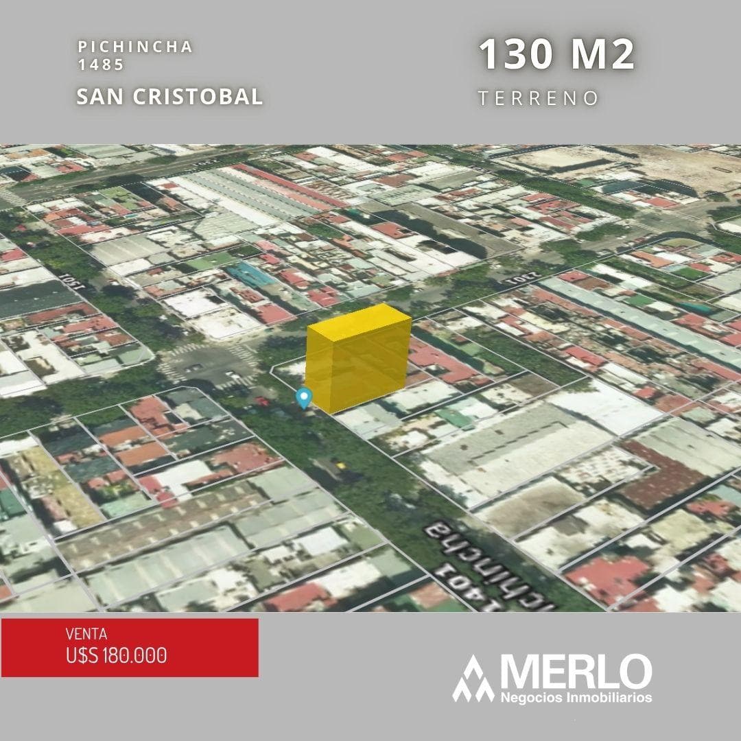 Lot: 143 m² - On Pichincha Street, around 1400