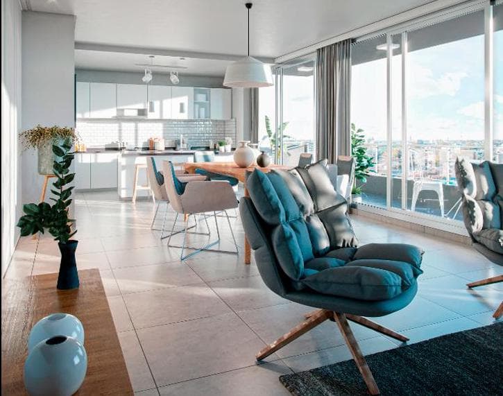 FOR SALE - Studio apartment with patio - Barrio Martin, Rosario.