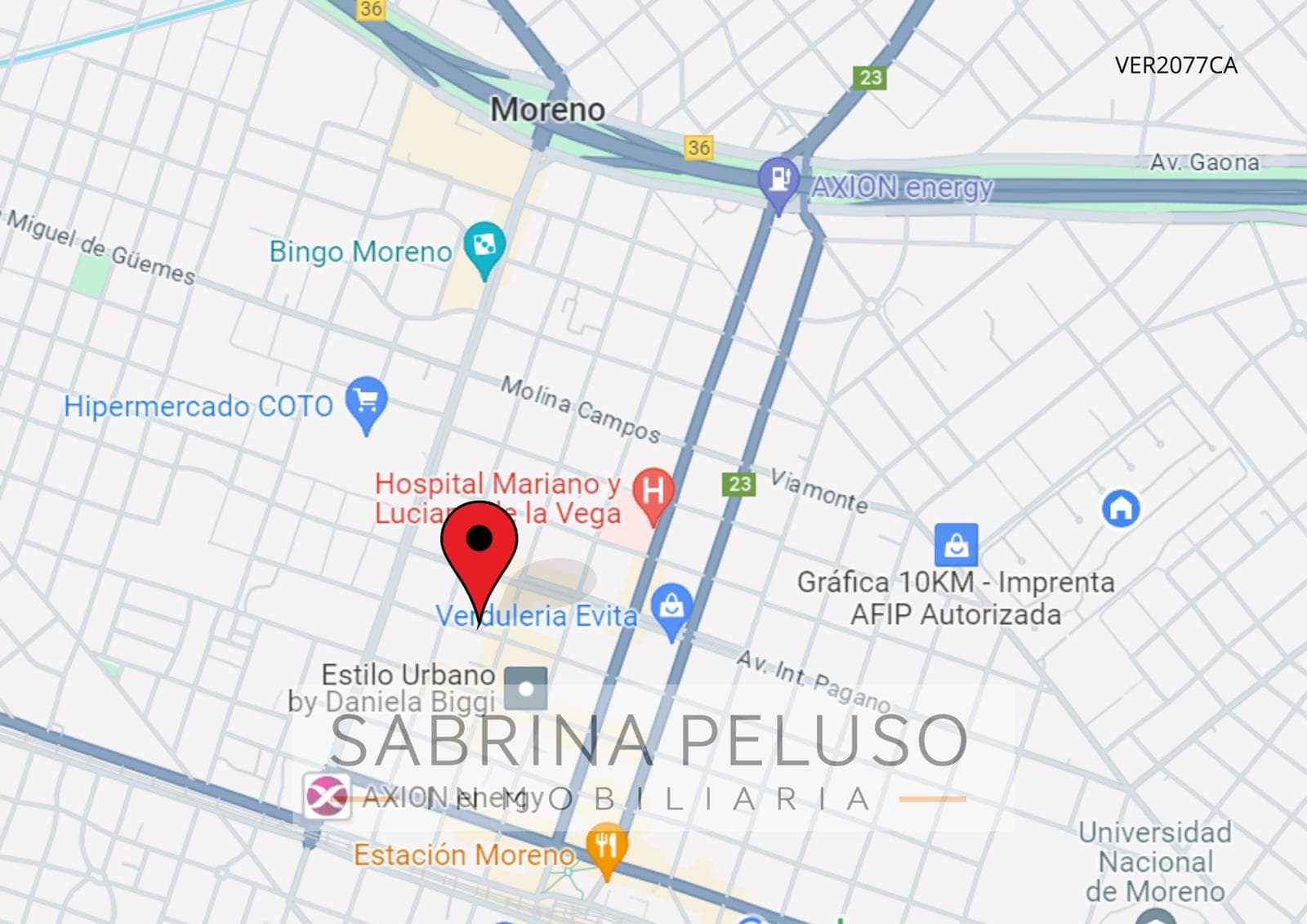 House for Sale: 5 Rooms, Moreno Downtown