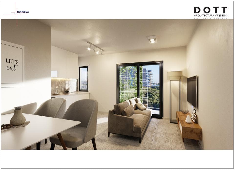FOR SALE - 2-bedroom apartment with a balcony - Lourdes, Rosario.