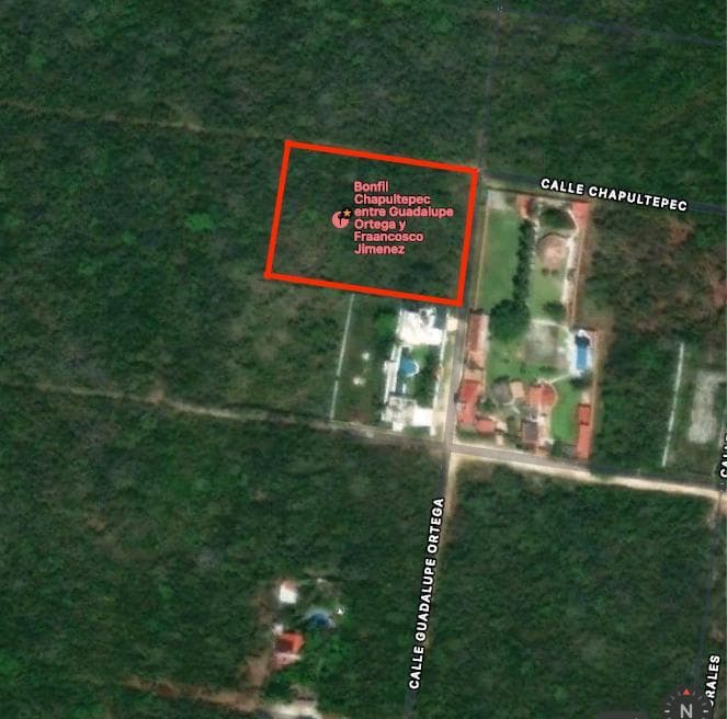 Land for Sale, 5,000 m2, Corner of Chapultepec Street and Alfredo B. Bonfil Street, Cancún