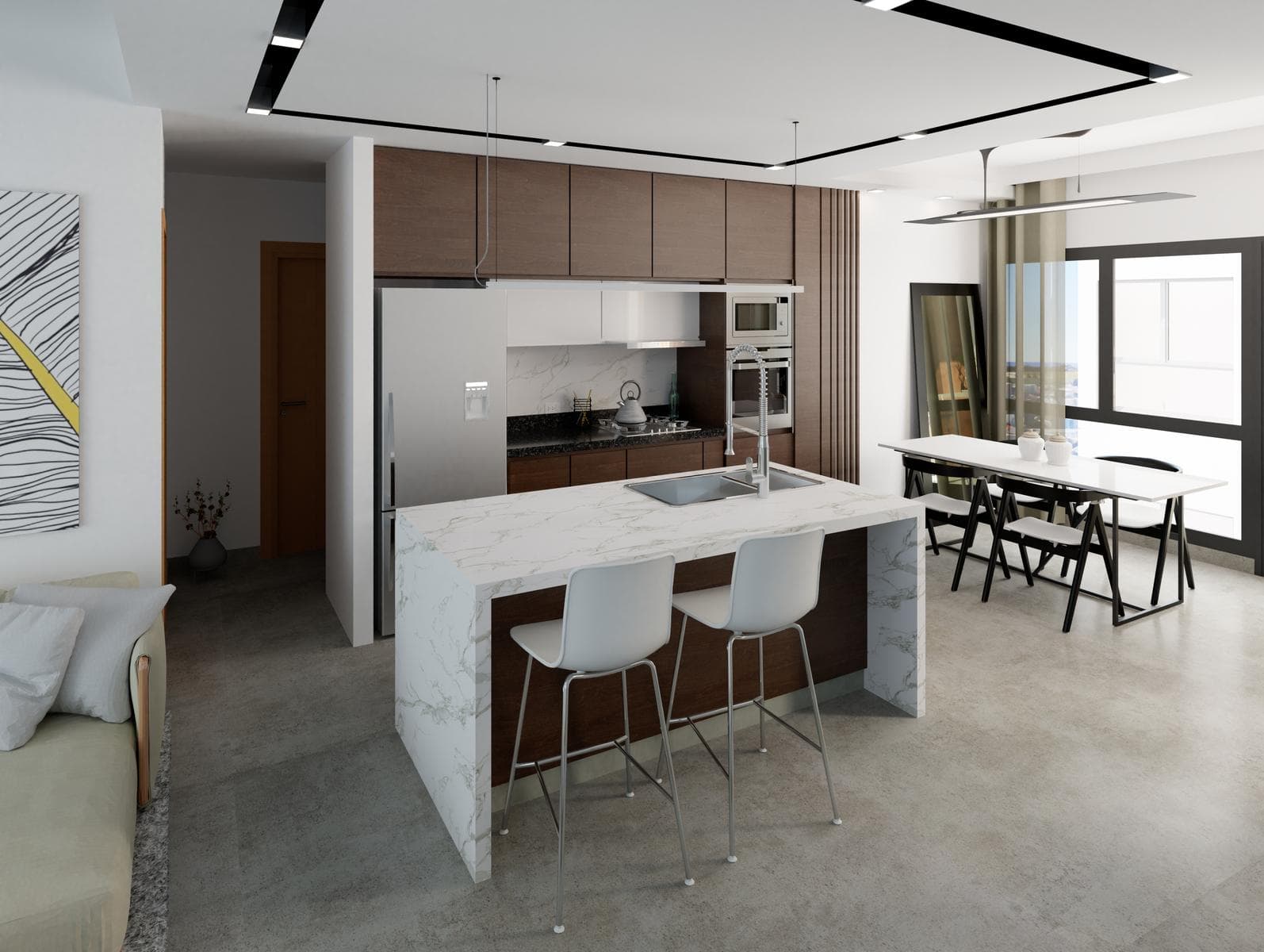 3-ROOM APARTMENT FOR SALE WITH OPTIONAL PARKING SPACE IN DOWNTOWN BERNAL