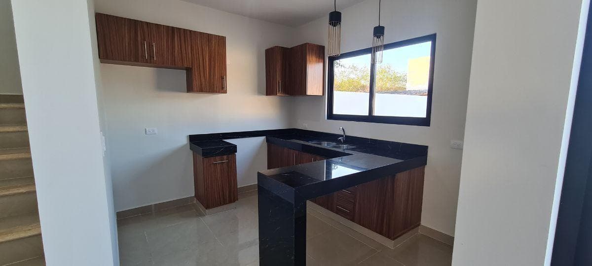House in a gated community with a spacious patio in Conkal