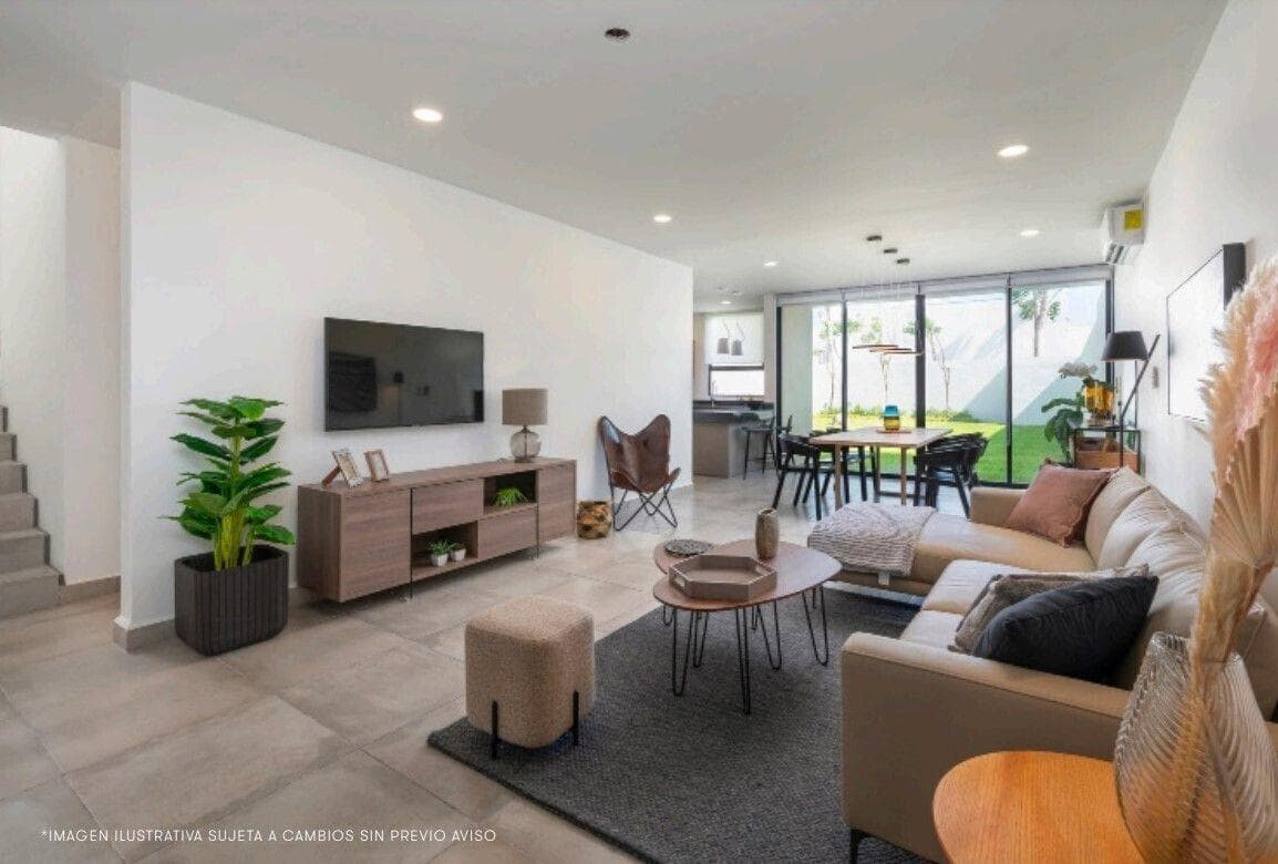 Three-bedroom house in Cholul, Mérida