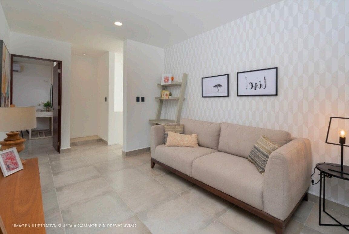 Three-bedroom house in Cholul, Mérida