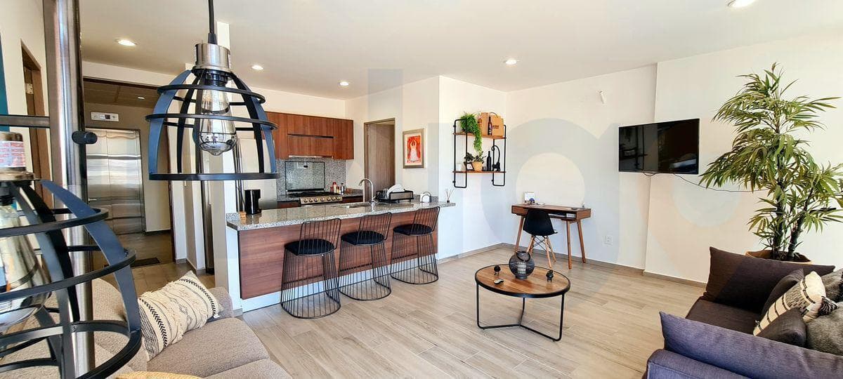 DEPARTAMENTO EN RENTA AMUEBLADO EN MOTTO (LOFT)