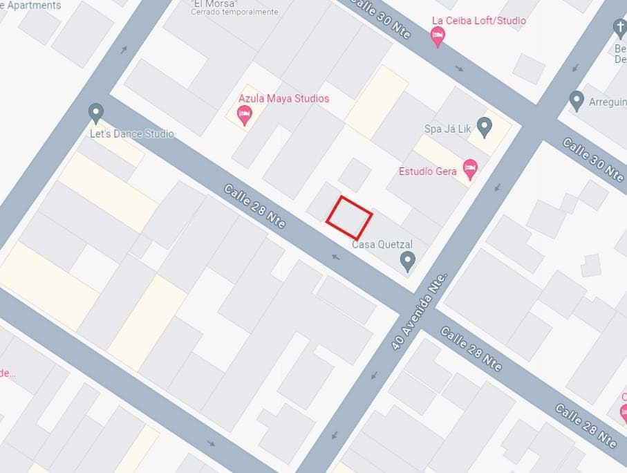 Land for Sale in Playa del Carmen at Calle 28 and Avenida 40 - Develop Big in the Riviera Maya