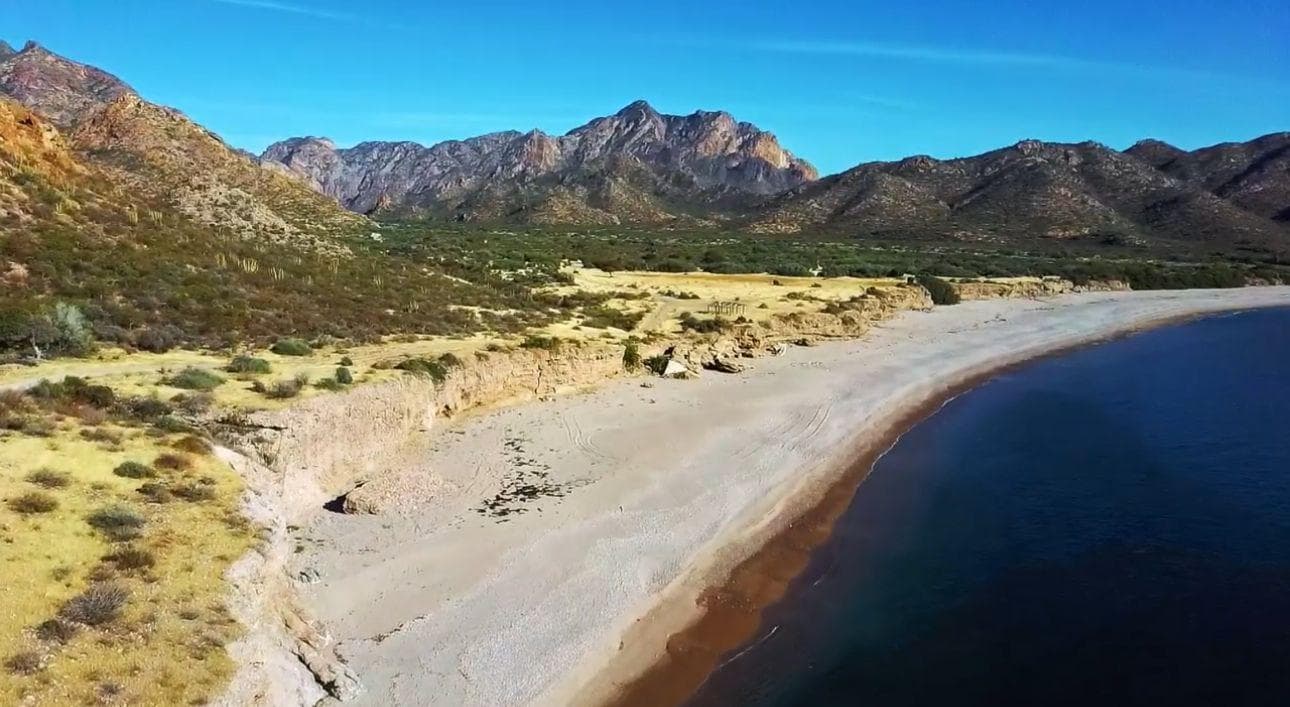 Land with a private beach for sale in San Carlos, Sonora.