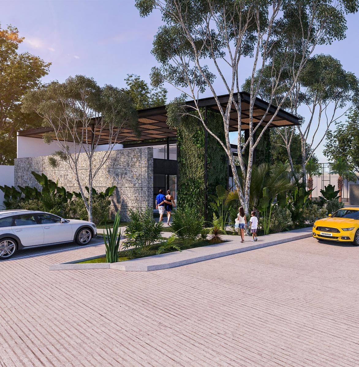 Smart Townhouse with Solar Panels and a Home Automation System