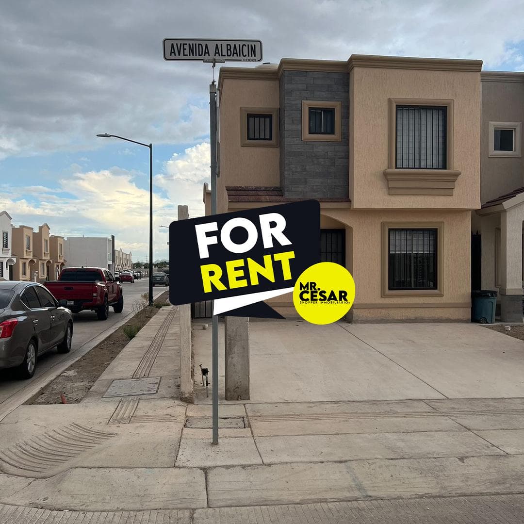 New, fully furnished house for rent in the Stanza Granada residential neighborhood (corner lot)