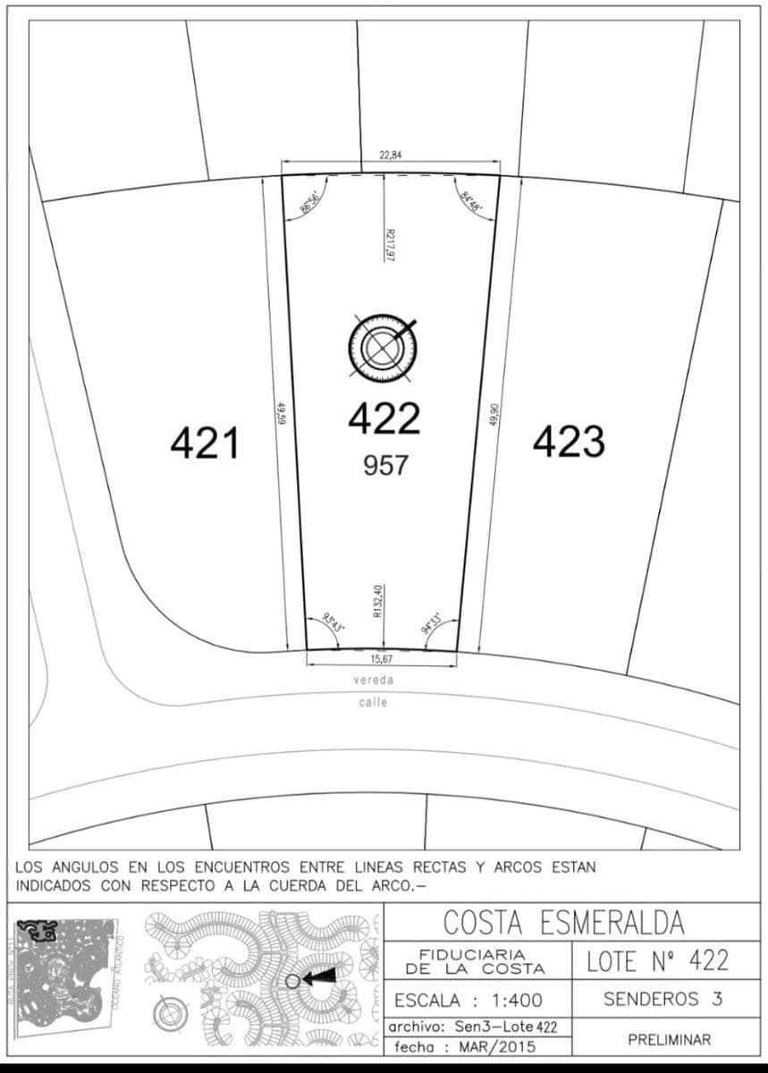 Lot in Costa Esmeralda, Senderos 3