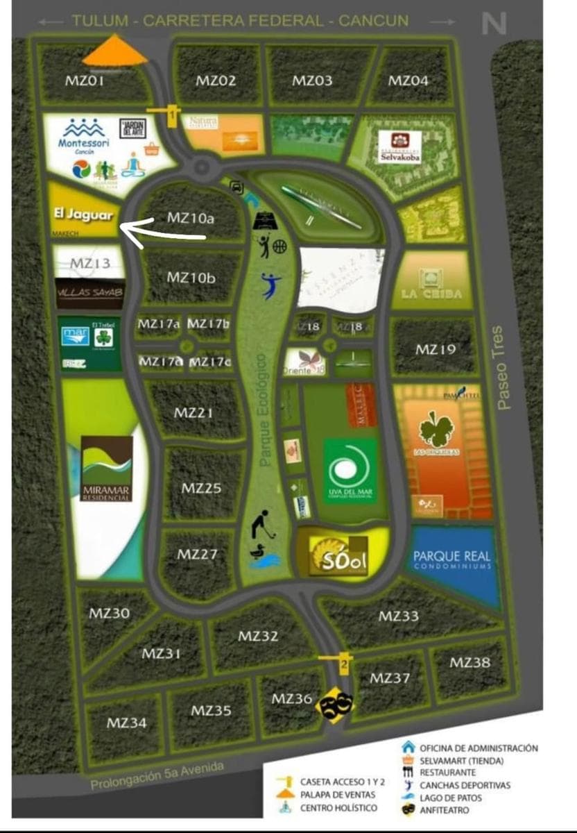 385-SQUARE-METER LOT FOR SALE IN THE SELVAMAR RESIDENTIAL COMPLEX, PLAYA DEL CARMEN