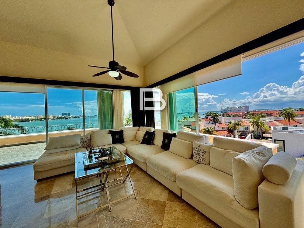 Furnished Penthouse for Rent in Isla Dorada, Cancún's Hotel Zone