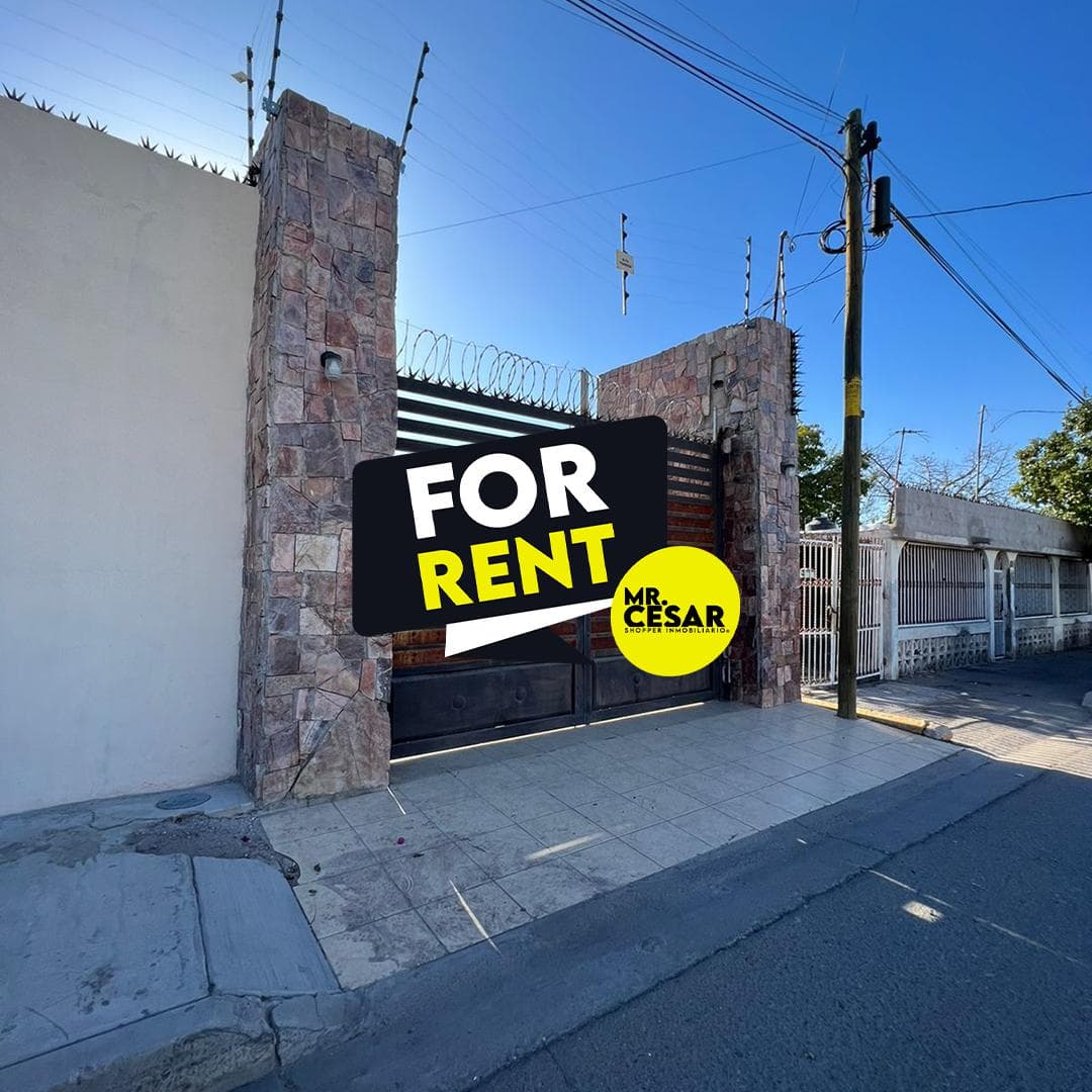 Land for rent with an office in the Palo Verde neighborhood of Hermosillo, Sonora.