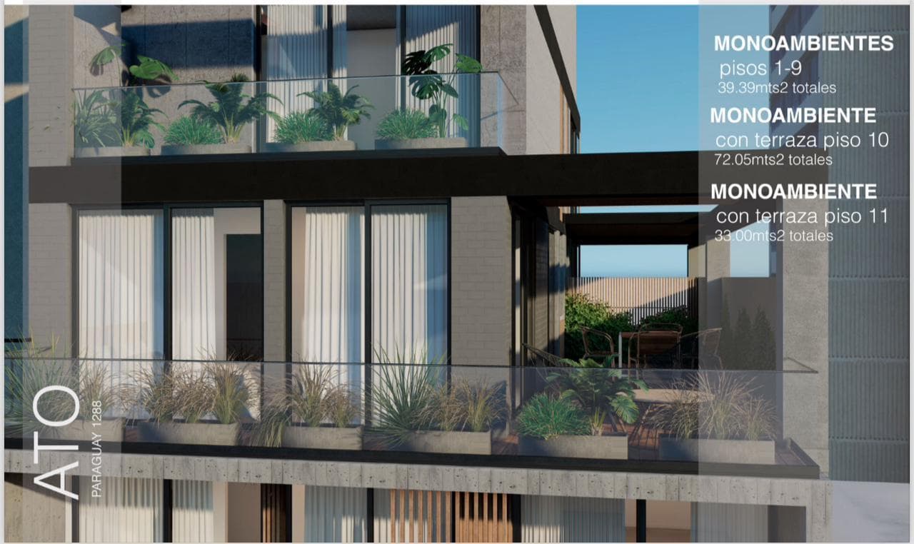 Apartment in Recoleta under construction