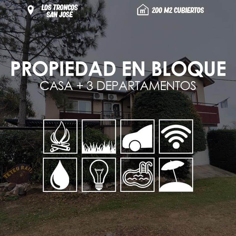 House + 3 Apartments in Villa San José