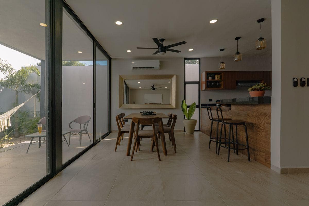 Townhouse in a gated community with controlled access in Conkal, Mérida
